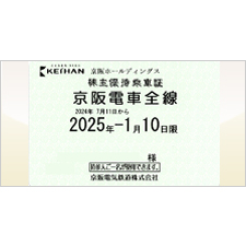 京阪1女 電車 株主優待乗車証 半年定期 2023.7.10 送料無料